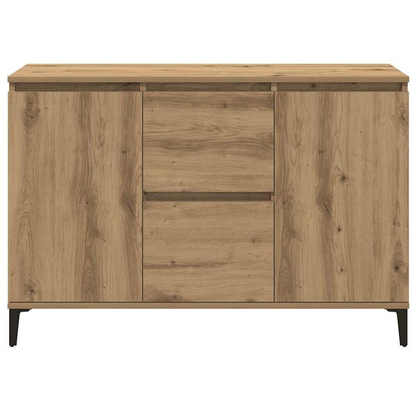 vidaXL Credenza Rovere Artigianale 102x35x70 cm in Legno Multistrato
