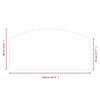 vidaXL Lastra in Vetro per Caminetto 120x60 cm