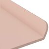 vidaXL Mensola sospesa 3 pcs Rosa 40 x 9 x 2,5 cm Acciaio
