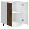 vidaXL Mobile base lavello Kalmar Rovere Fumo 60x46x81,5 cm Truciolato