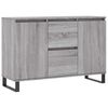 vidaXL Credenza Grigio Sonoma 101,5x35x70 cm in Legno Multistrato