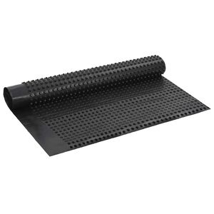 vidaXL Foglio di drenaggio stampato Nero 1 x 20 m HDPE