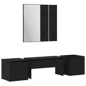 vidaXL Set mobili da ingresso 6 pz 80 x 31 x 40 cm