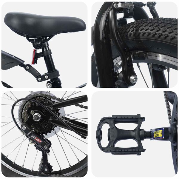 vidaXL Bicicletta per Bambini 20 Pollici 6-Speed