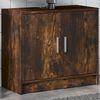 vidaXL Mobile Lavabo Rovere Fumo 63x29x55 cm in Legno Multistrato
