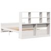 vidaXL Letto Libreria senza Materasso Bianco 140x200 cm Legno di Pino
