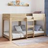 vidaXL Letto a Castello per Bambini Rovere Sonoma 100 x 190 cm