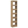 vidaXL Libreria/Divisorio Rovere Artigianale 40x30x198 cm