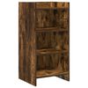 vidaXL Credenza Rovere Fumo 40 x 36 x 80 cm Legno ingegnerizzato