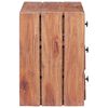 vidaXL Comodino con 3 Cassetti 35x25x35 cm Legno Massello di Mogano