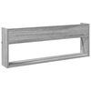 vidaXL Scaffale per riviste Grigio Sonoma 80 x 12 x 30 cm
