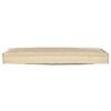 vidaXL Set di Cuscini per Pallet 2 pcs Beige 120 x 40 x 8 cm