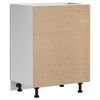 vidaXL Mobile base lavello Kalmar Rovere Artigianale 60x46x81,5 cm