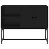 vidaXL Credenza Nera 100x40x79,5 cm in Legno Multistrato