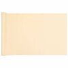 vidaXL Paravento da Balcone Crema 600x90 cm in PVC