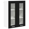 vidaXL Armadio pensile Rovere Nero 60 x 31 x 80 cm Legno multistrato