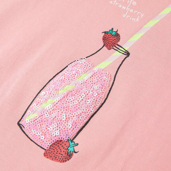 Maglietta da Bambina Rosa 92