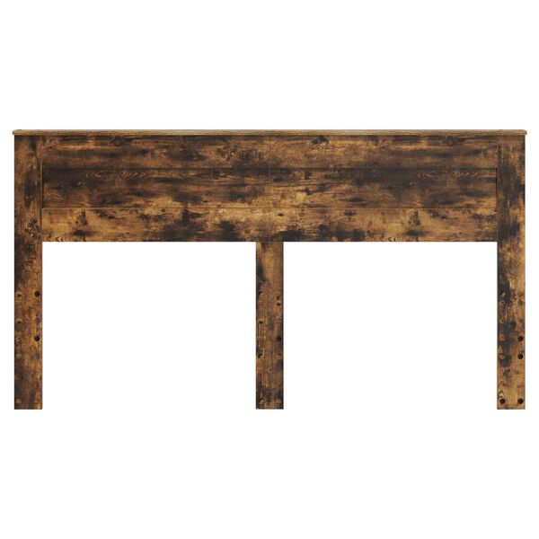 vidaXL Testiera Rovere fum&eacute; 200 cm Legno multistrato