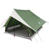 vidaXL Tenda Familiare con tetto Verde e Bianco 315 x 286 x 200 cm