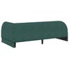 vidaXL Cornice del letto ad angolo Verde Scuro 80 cm x 200 cm Tessuto