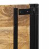 vidaXL Testiera 160 cm in Legno Massello di Mango e Ferro