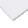 vidaXL Scaffali a Parete 2 pz Bianco Lucido 23x23,5x3,8 cm in MDF