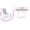 vidaXL Set da Pranzo per Giardino 5 pcs Marrone Legno massello di teak