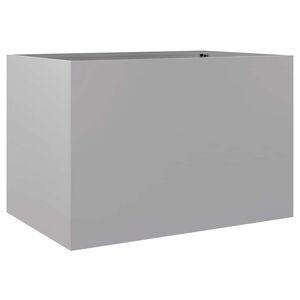 vidaXL Fioriera Argento 62x40x39 cm in Acciaio Zincato