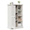 vidaXL Mobile da Bagno VIGO Bianco e Bianco Antico 68 x 34 x 110 cm