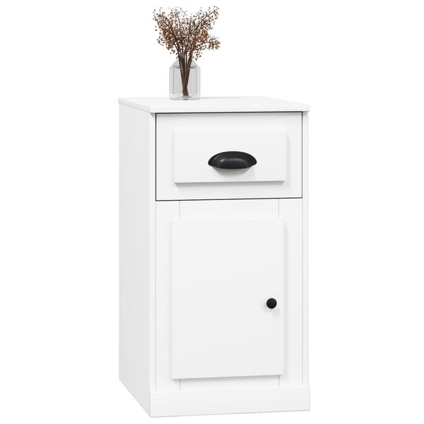 vidaXL Mobiletto con Cassetto Bianco 40x50x75 cm in Legno Multistrato