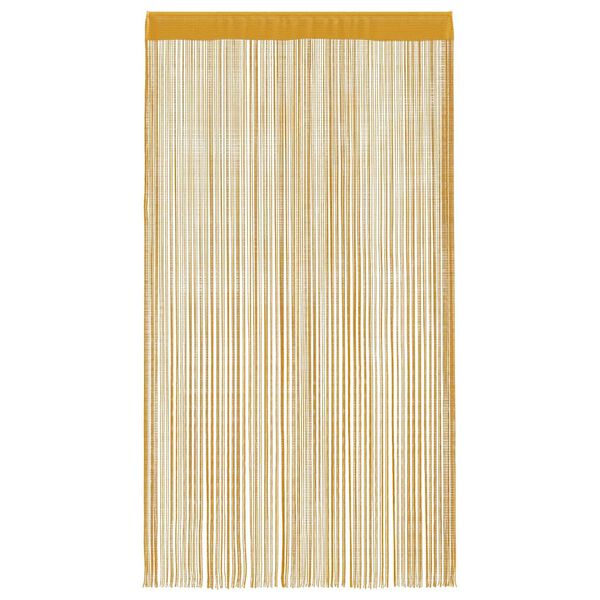 vidaXL Tende a Filo 2 pz Oro 100x250 cm