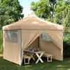 vidaXL Tenda Party Beige 292 x 292 x 315 cm Tessuto Oxford