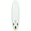 vidaXL Set Tavola Gonfiabile da SUP Verde e Bianco