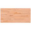 vidaXL Piano Scrivania 115x55x2,5 cm in Legno Massello di Faggio