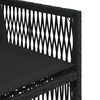 vidaXL Set da Pranzo da Giardino 7 pz Nero con Cuscini in Polyrattan