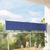 vidaXL Tenda Laterale Retrattile per Patio 60x300 cm Blu