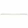 vidaXL Mensola sospesa 2 pcs Bianco 100 x 18 x 2,5 cm Acciaio