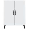 vidaXL Credenza Bianca 70x34x90 cm in Legno Multistrato