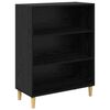 vidaXL Credenza Rovere Nero 69,5 x 34 x 180 cm