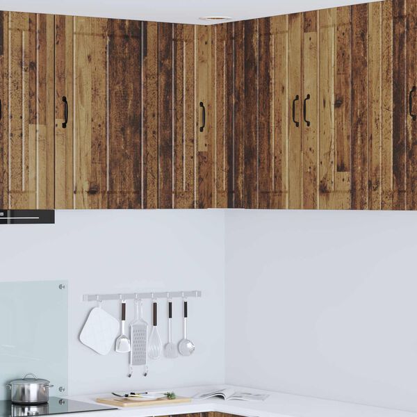 vidaXL Mobile da cucina Legno vecchio 57 x 57 x 80 cm