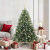 vidaXL Albero di Natale artificiale con 150 LED Verde 150 cm PE e PVC