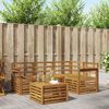 vidaXL Set di divani da esterno 5 pcs Naturale