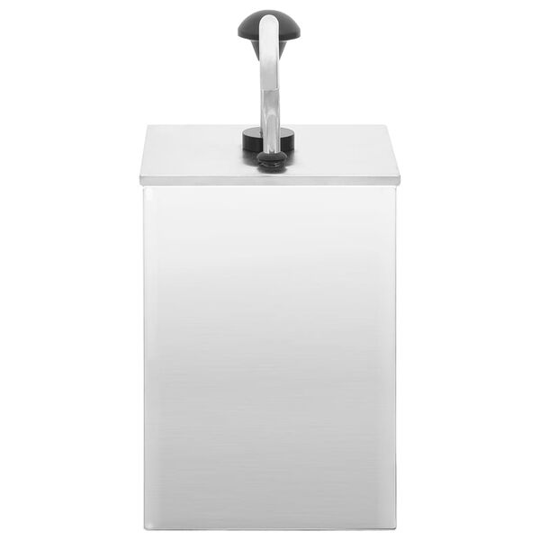 vidaXL Distributore di Salsa in Acciaio Inossidabile 3,5 L