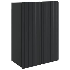 vidaXL Mobiletto a muro Nero 66 x 34,5 x 92 cm Legno ingegnerizzato