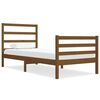 vidaXL Giroletto ambra in Legno Massello 75x190 cm Small Single
