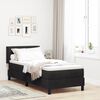 vidaXL Letto a molle con materasso Nero 200 x 80 cm Velluto