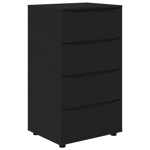 vidaXL Armadi di Stoccaggio 2 pcs Nero 60 x 48 x 105 cm