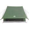 vidaXL Tenda Familiare con tetto Verde e Bianco 315 x 286 x 200 cm