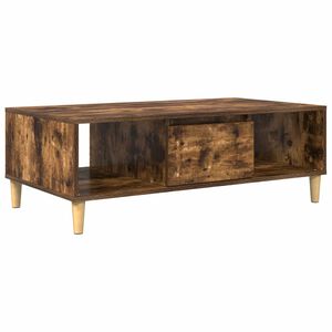 vidaXL Tavolino da salotto Rovere fum&eacute; 102 x 55 x 35 cm