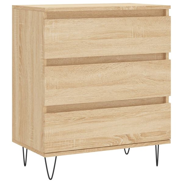 vidaXL Credenza Rovere Sonoma 60x35x70 cm in Legno Multistrato